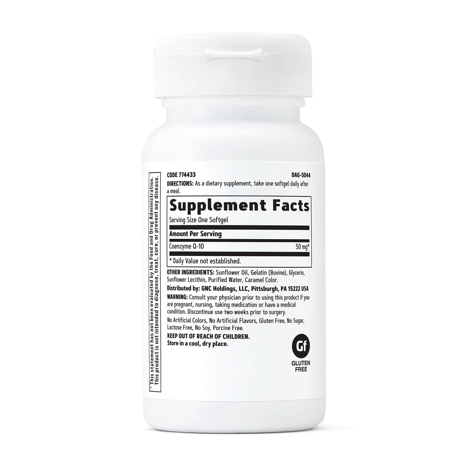 GNC CoQ-10 50mg, Supports Heart Health, 120 Count