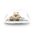 thumbnail image 3 of POPCreation Brown Teddy Bear Throw Pillow Case Vintage Cushion Cover 18x18 inches, 3 of 4