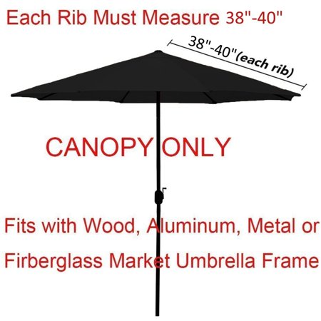 78 7inch Large Outdoor Market Patio Umbrella Cloth Garden 6 Bones Waterproof Anti Uv Cover Umbrella Cloth Accessories Cover Only Walmart Canada