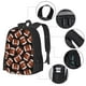 thumbnail image 2 of Disketp Brown Football On Black Mochila Minimalista de Gran Capacidad, Mochila de Viaje para Escuela, Trabajo o Uso Diario, 2 of 6