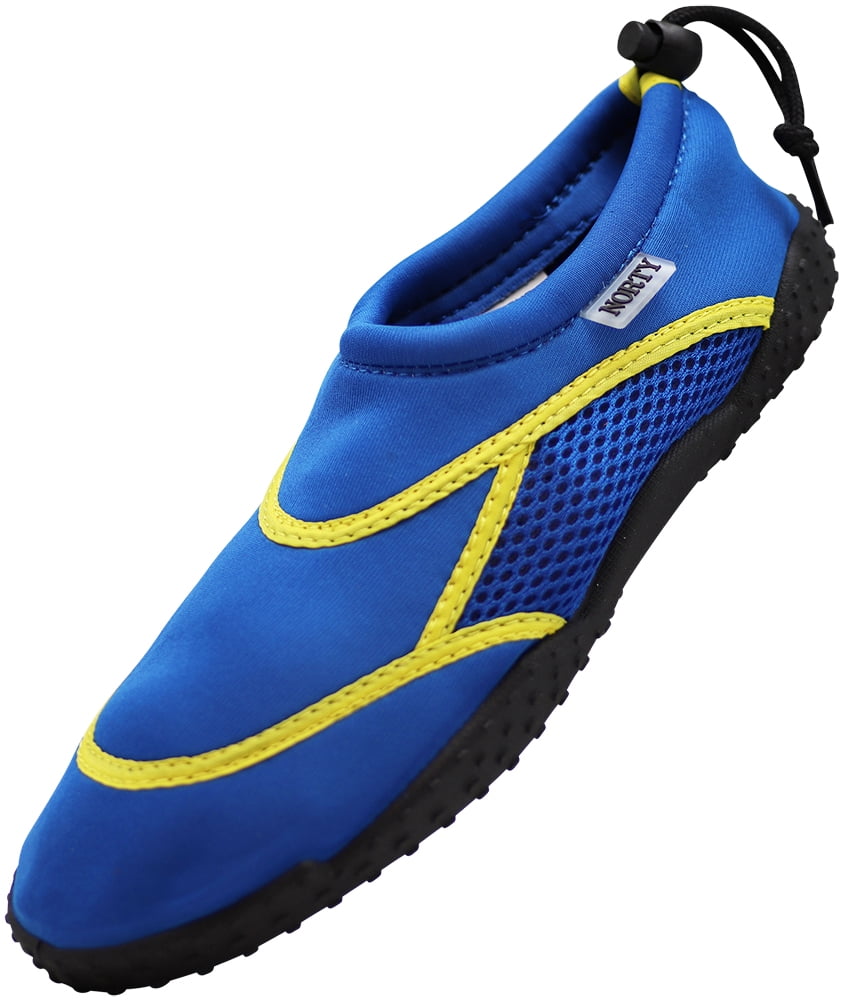 NORTY Mens Water Shoes Adult Male Surf Shoes Blue Yellow 13