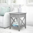 thumbnail image 7 of Bush Furniture Key West End Table, Cape Cod Gray, 7 of 7