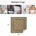 thumbnail image 5 of Sage Green Boho Cloth Napkins, Vintage Ethnic Tribe Abstract Art Floral Washable and Reusable Dinner Napkins Set of 6, Table Napkin for Kitchen Party Birthday Wedding Hotel Housewarming 20"x20", 5 of 9
