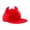 Adult version-Red, variant on Parent Child Baseball Hat Adjustable Fashion Hat Outdoor Sports Hat Devil Horns for Outdoor Activity