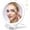 451-white, variant on Magnifying Makeup Mirror 10X/1X, Travel Mirror with Light, Double Sided Rechargeable Mirror with 3 Color Lights for Makeup, Tweezing, Blackhead and Come Done Removal ()