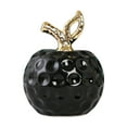 thumbnail image 1 of Estatua de fruta de cerámica Centro de mesa creativo Figura coleccionable Fruta de cerámica Negro, 1 of 9