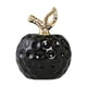 thumbnail image 1 of Estatua de fruta de cerámica, centro de mesa creativo, figura coleccionable. Negro, 1 of 9