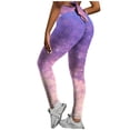 thumbnail image 2 of Puntoco Mujeres Impresión Cintura alta Estiramiento Strethcy Fitness Leggings Pantalones de yoga Puntoco Puntoco-7700, 2 of 8