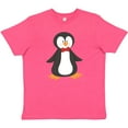 thumbnail image 3 of Inktastic Cute Penguin, Penguin With Red Bow Tie Youth T-Shirt, 3 of 5