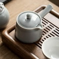 thumbnail image 2 of 1Pc Kitchen Teapot Smooth Surface Teapot Simple Design Teapot (Light Grey), 2 of 8