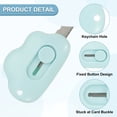 thumbnail image 3 of Uxcell Box Cutters, 6 Pcs Retractable Letter Opener Cloud Shaped Small Package Opener Envelope Slitter, Blue (2.4x1.5Inch), 3 of 5