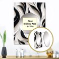 thumbnail image 3 of Designart "Elegant Minimalism In Black And White I" Striped Mirror Wall Decor - Modern White Abstract Large Mirror For Wall Art Decor - 32" x 24" Inch, 3 of 5