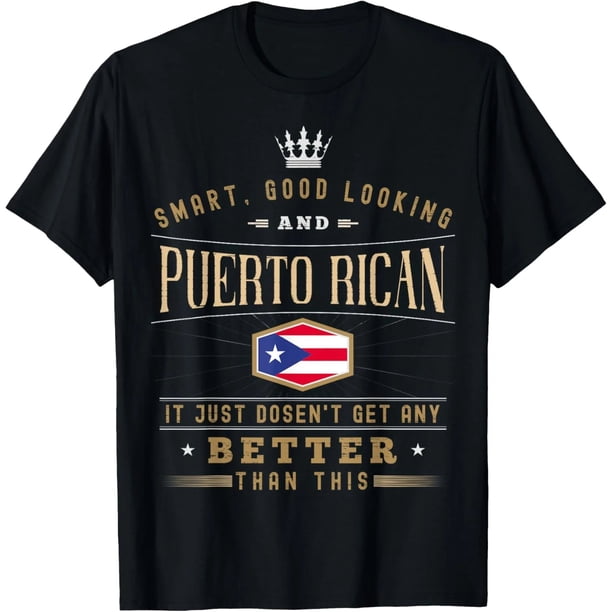 Camiseta de Mujer Talla Extra Grande con Bandera de Puerto Rico para Puertorriqueños