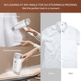 thumbnail image 3 of Steamer for Clothes,1200W Powerful Handheld Garment Steamer,2 Levels Steaming,20s Heat-up,180ml Detachable Water Tank for Home & Travel, 3 of 11