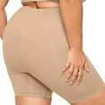thumbnail image 3 of YITTY Nearly Naked Shaping High Waist Short, Taupe, 5X, 3 of 7