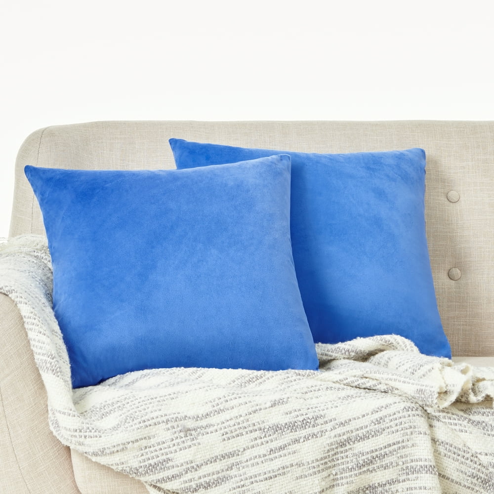 Deconovo Velvet Rectangular Throw Pillow Covers Soft Fabric Pillow Case