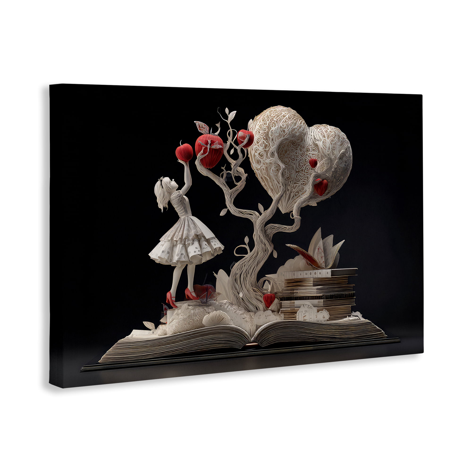 Stupell Industries Paper Sculpture Style Fairytale Canvas Wall Art, design by The Wands Want