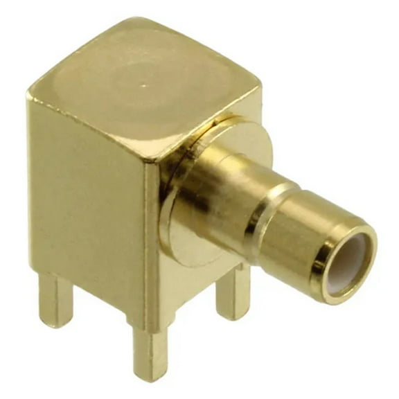 0731000103 Connector SMB 50Ohm Solder RA Thru-Hole RCP Gold