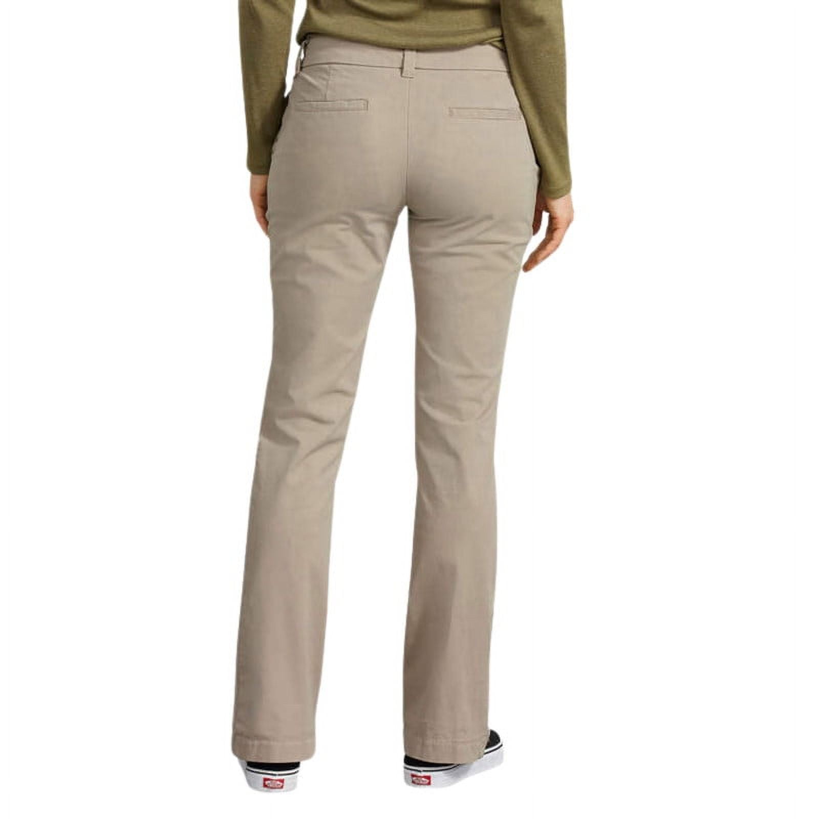 Dickies Women's Perfect Shape Relaxed Fit Bootcut Pants