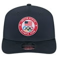 thumbnail image 2 of Men's New Era Navy Team USA 9SEVENTY Stretch Snap Performance Adjustable Hat, 2 of 5