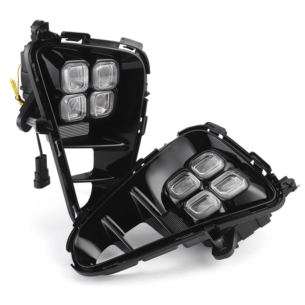 Fdit LED Daytime Light, DC12V 60006700K Car Driving Light LED Daytime Running Light DRL Fit For