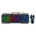 thumbnail image 1 of T-WOLF TF-600 Combo de ratón y teclado con cable 104 teclas Panel de metal, 1 of 8