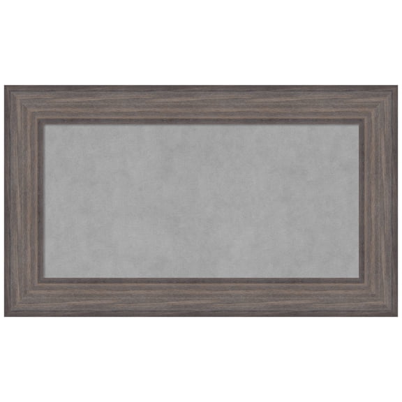 Amanti Art Country Barnwood Framed Magnetic Board 29 x 17 in.