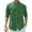 Green, variant on Hinvhai Men's Cotton Long Sleeve Shirts Casual Button Down Banded Collar Shirt Beach Summer Tops Gray XL(XL)