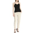 thumbnail image 2 of Allegra K Women's Casual Spaghetti Strap V Neck Peplum Sleeveless Top, 2 of 5