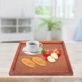 thumbnail image 5 of Extra Large Wooden Tray for Serving Tea Sets, Fruits, Candies, and Towels, 5 of 7