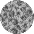 thumbnail image 1 of Ahgly Company Indoor Round Patterned Gray Cloud Gray Area Rugs, 6' Round, 1 of 6