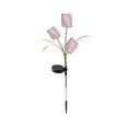 thumbnail image 2 of Solar Tulip Garden Lights Outdoor Waterproof Stake Lights for Yard, Lawn, Patio, Pathway Decoration with Flowers and Auto On/Off Solar Power, 2 of 6