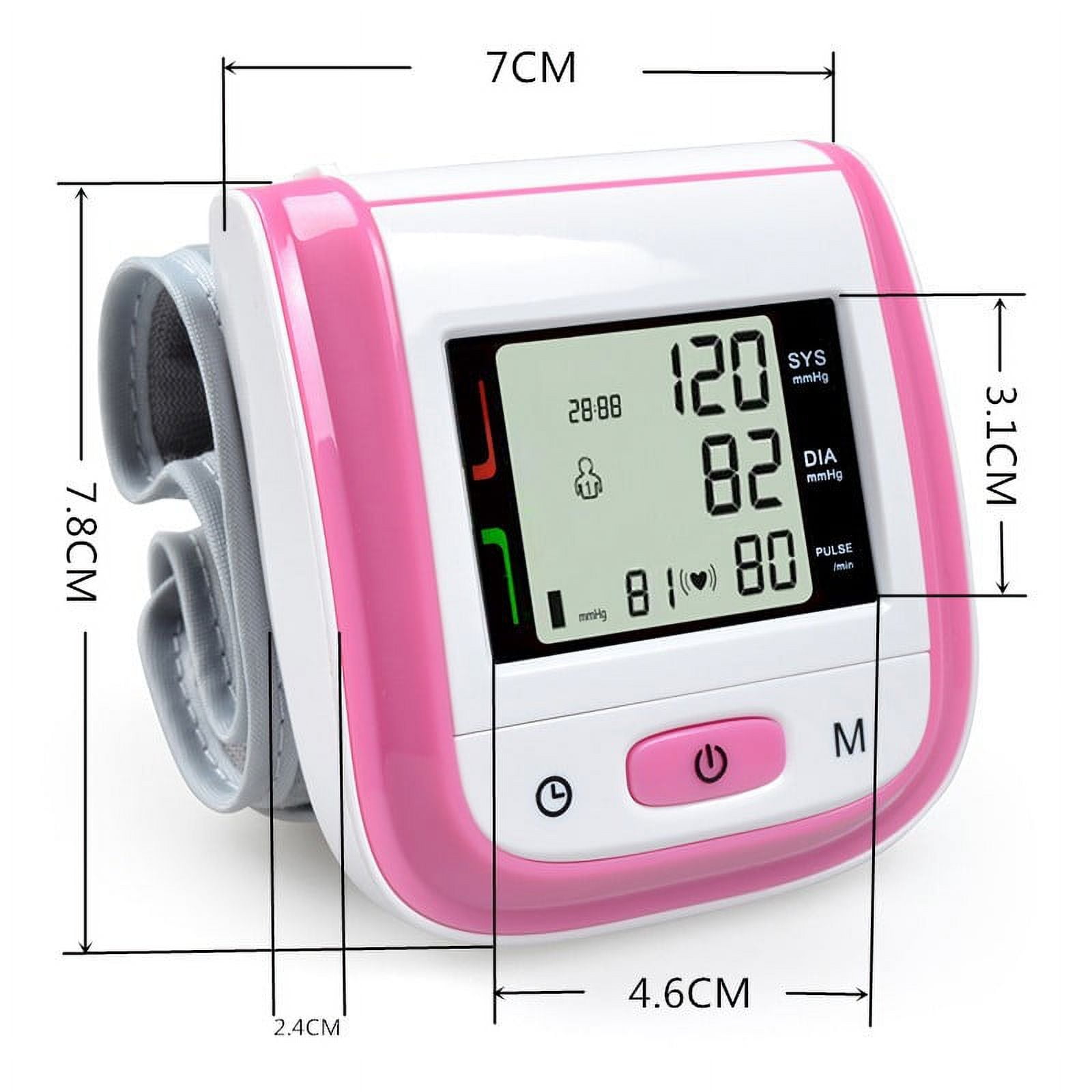 Health Smart Digital Blood Pressure Monitor Pink