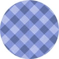 thumbnail image 1 of Ahgly Company Machine Washable Indoor Round Transitional Day Sky Blue Area Rugs, 7' Round, 1 of 7