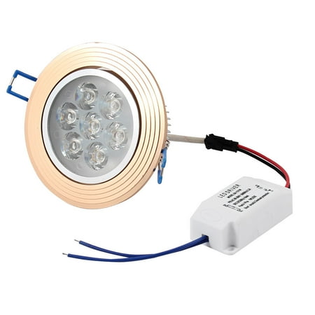 264v Switch - A90V-264V 7W Warm White Ceiling Downlight Recessed Spot Lamp Bulb + Driver