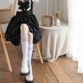 thumbnail image 6 of Milue Lace BowKnot Stockings Womens Japanese Over The Knee Socks Thigh High Socks, 6 of 21