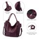 thumbnail image 2 of Bolso de mano Realer de piel sintética a la moda, estilo hobo, tamaño grande, para mujer, 2 of 7