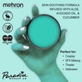 thumbnail image 2 of Pintura facial y corporal Mehron Paradise Makeup AQ Pro 40 g (verde azulado), 2 of 6