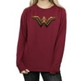 thumbnail image 3 of DC Comics Womens Justice League Movie Wonder Woman Emblem Sweatshirt, 3 of 5
