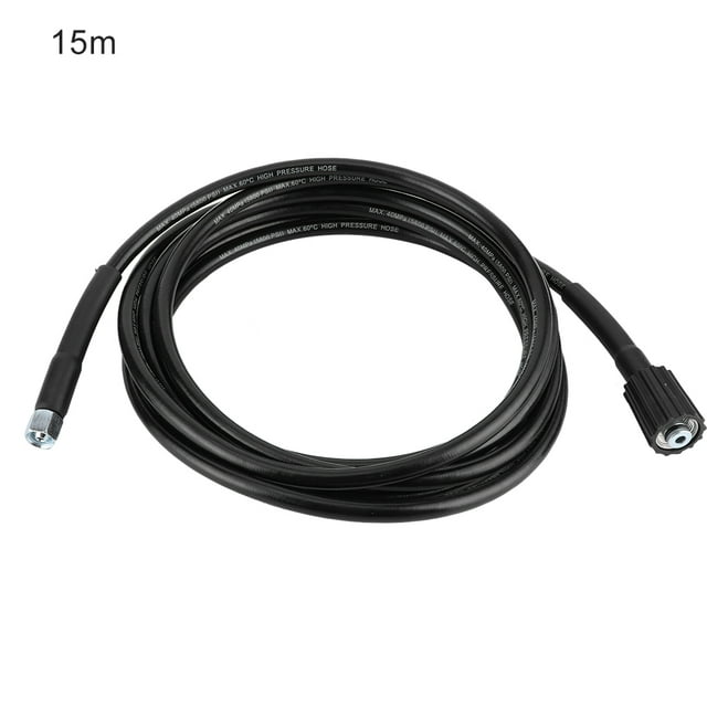 Manguera de lavado a presión automática de 40 MPa/5800 PSI, compatible con Karcher K2 y K3 de 15 metros/49,2 pies.