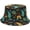 Black Green Paisley, variant on Bucket Hat for Men Women,Packable Reversible Printed Sun Hats,Fisherman Outdoor Summer Travel Hiking Beach Caps