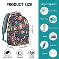 thumbnail image 6 of Artistic Dog Design Backpack for Creative Students - Unique Print, Durable & Functional, Great Conversation Starter, 6 of 6