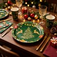 thumbnail image 4 of SLYNSHome 10Pcs Christmas Disposable Paper Tableware,Christmas 9 inch Plates For Holiday Party Supplies And Dinner Gathering, 4 of 6