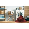 thumbnail image 2 of Ahgly Company Tapis Rectangulaire Lavable en Machine Intérieur Transitionnel Rouge Canneberge, 7 Pieds x 10 Pieds, 2 of 7