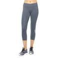 thumbnail image 2 of Expert Brand Women's Airstretch Mid-Rise Capri Leggings, Graphite, XS, 2 of 6