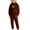 Coffee, variant on Jogger Sets for Girls Boys 2 Piece Baggy Fit Funny Heart Print Track Suits Soft Solid Color Sweatsuits Set with Pocket Pr𝗲ppy