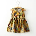 thumbnail image 3 of Odeerbi Niñas Verano Algodón Vestido Tanque Floral Vestido Sol Sin Mangas A-Vestido Sin Mangas de Princesa, 3 of 3