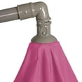 thumbnail image 3 of Northlight 10ft Offset Outdoor Patio Umbrella with Hand Crank, Pink, 3 of 5