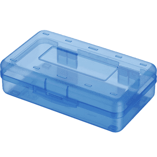 Sterilite Small Pencil Box Plastic, Clear 