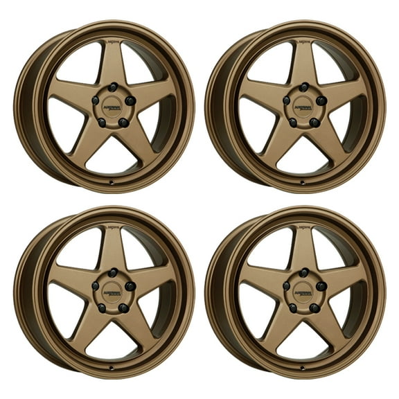 4 x KATANA RACING KR03 18X8 5X114.3  40mm Matte Bronze Alloy Wheel Rim 18" Inch